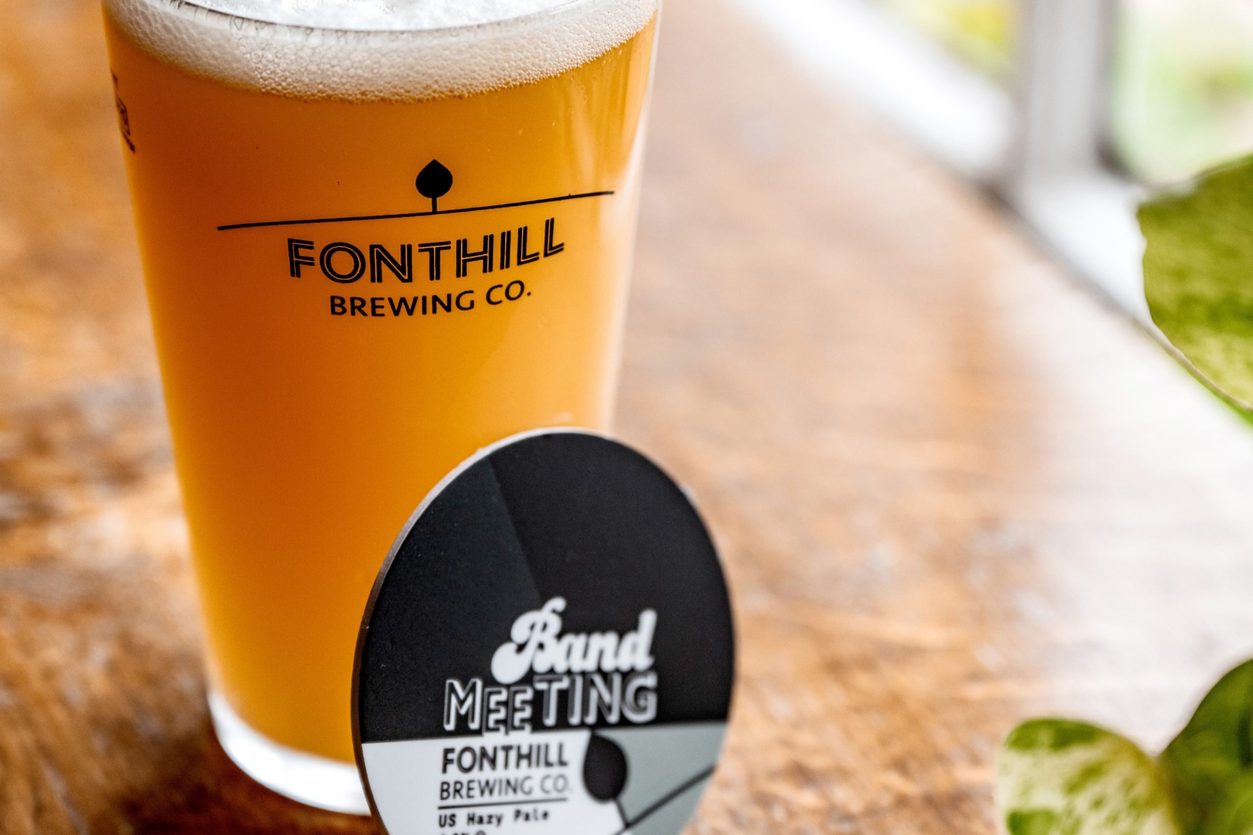 A pint of Fonthill beer served at the Philanthropist bar in tunbridge wells